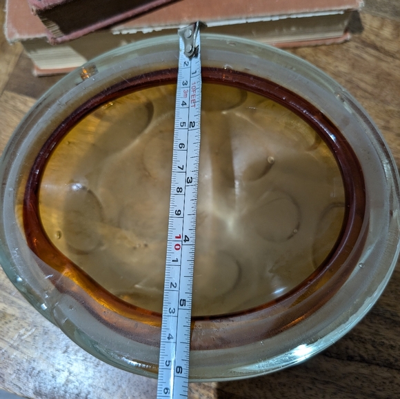 Alfredo Barbini VAMSA Sfumato And Root beer Murano Glass Bowl; Mid Century - Picture 4 of 7